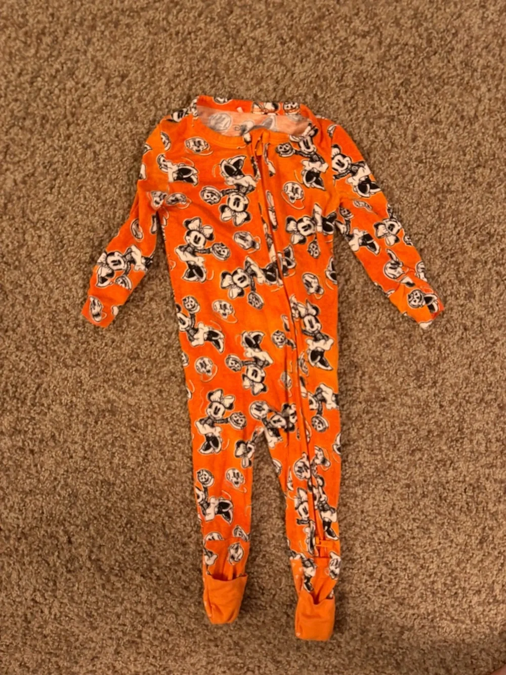 Posh Peanut Mickey Mouse halloween sleeper 6-9 months